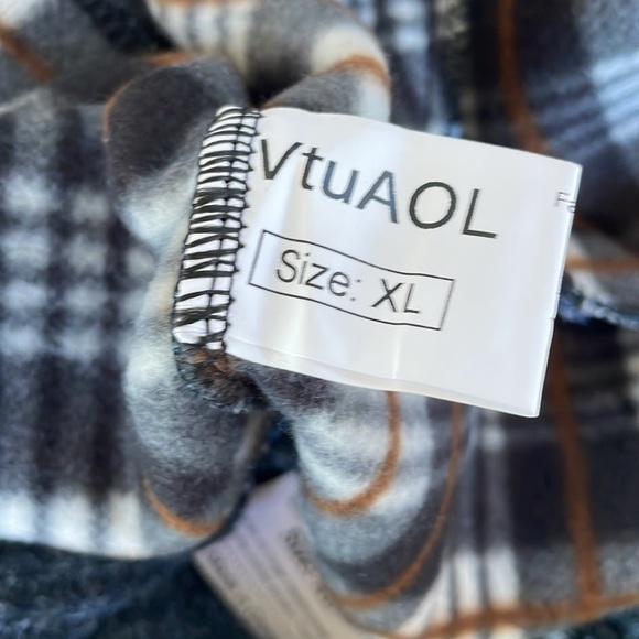 VtuAOL Zip-Up Fleece Lined Knitted Sweater - Picture 9 of 10